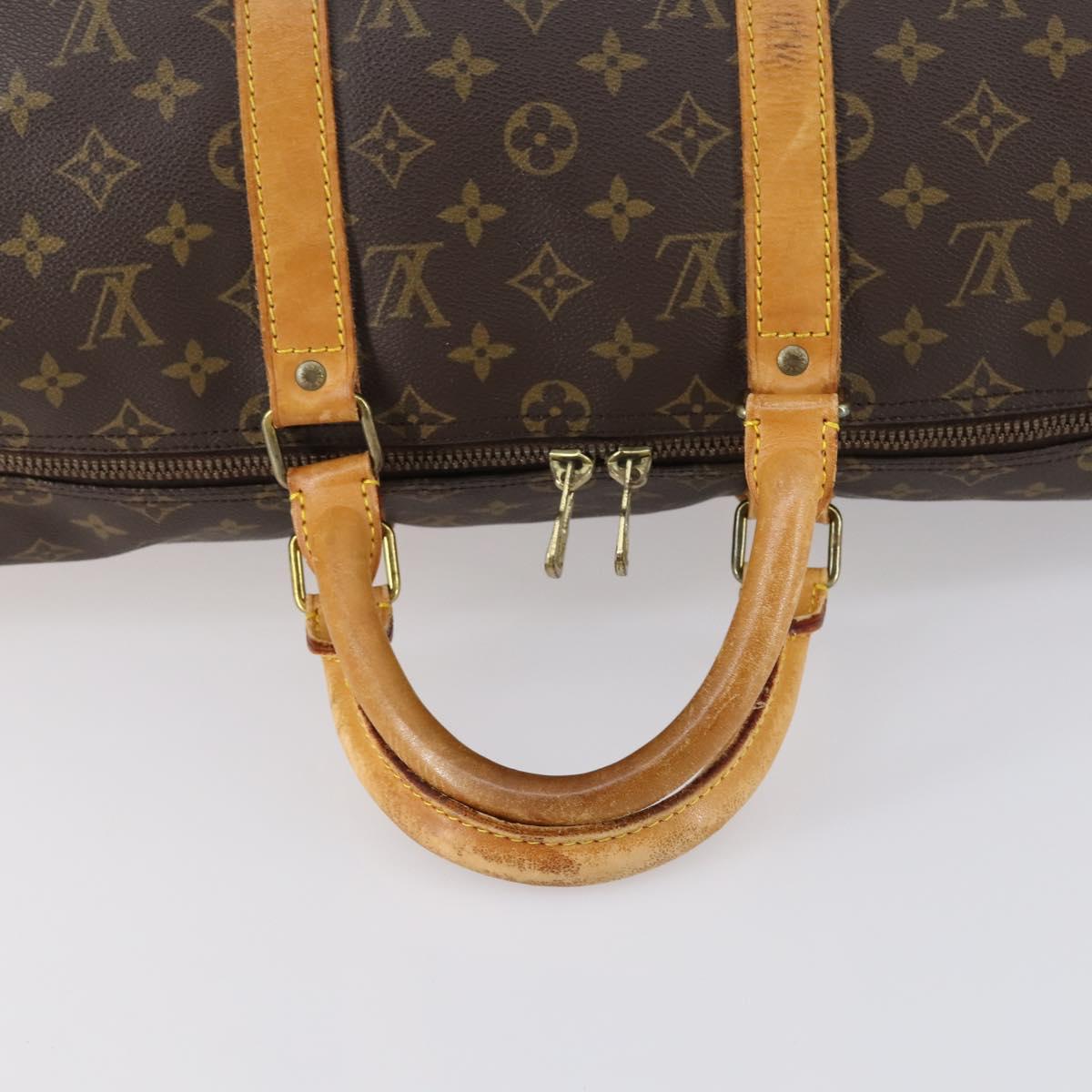 LOUIS VUITTON Monogram Keepall 50 Boston Bag M41426 LV Auth 146471