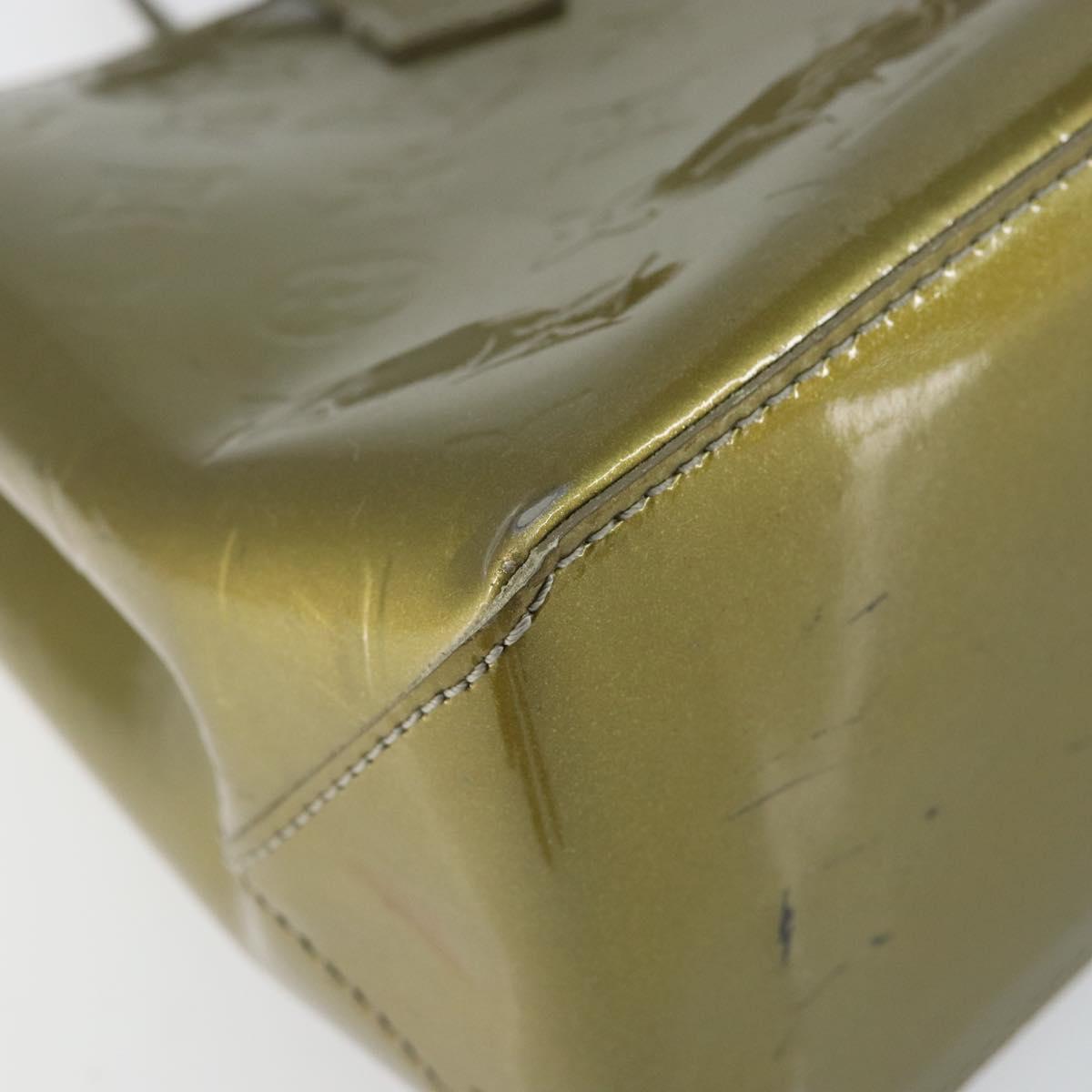 LOUIS VUITTON Monogram Vernis Wilshire PM Bag Gris Art Deco M91627 Auth 146474