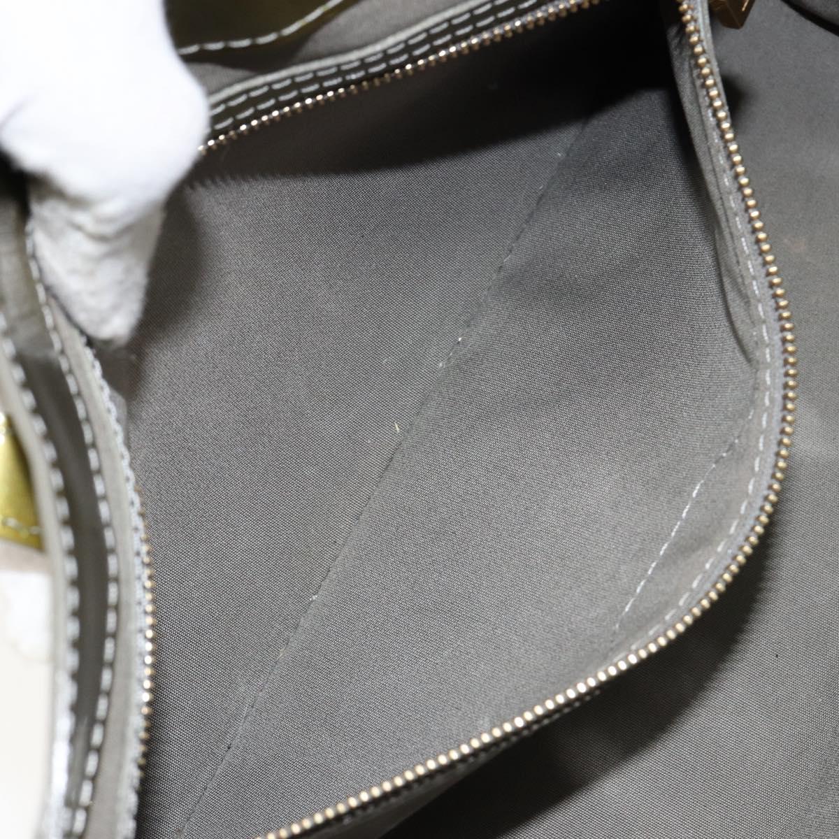 LOUIS VUITTON Monogram Vernis Wilshire PM Bag Gris Art Deco M91627 Auth 146474