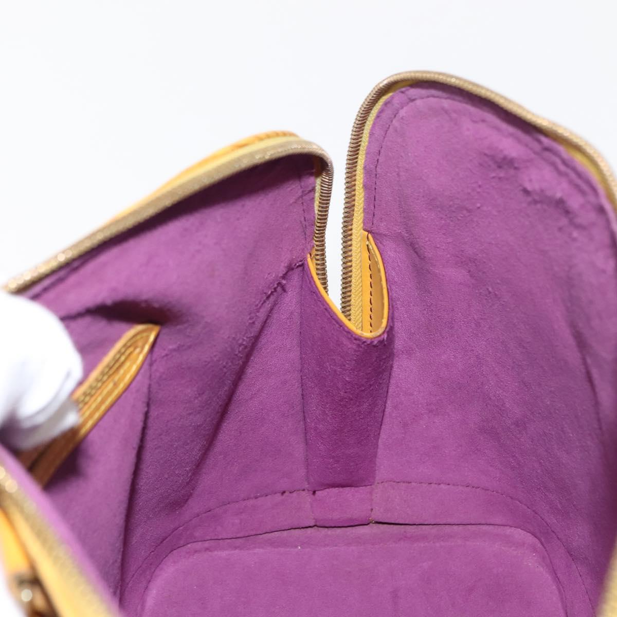 LOUIS VUITTON Epi Alma Hand Bag Yellow M52149 LV Auth 146477