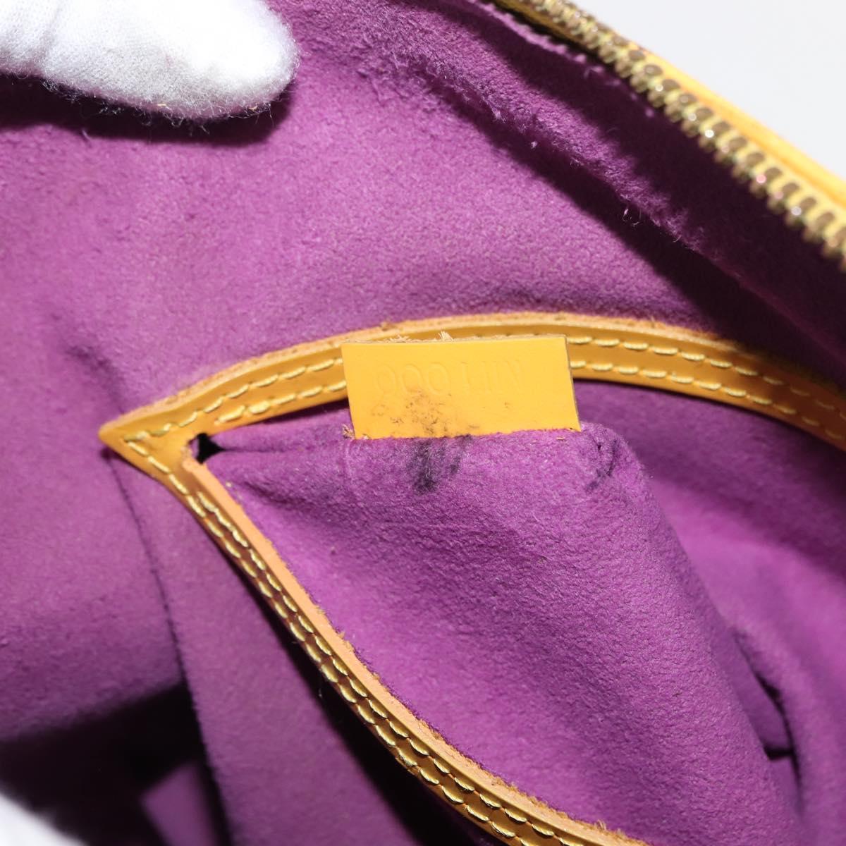 LOUIS VUITTON Epi Alma Hand Bag Yellow M52149 LV Auth 146477