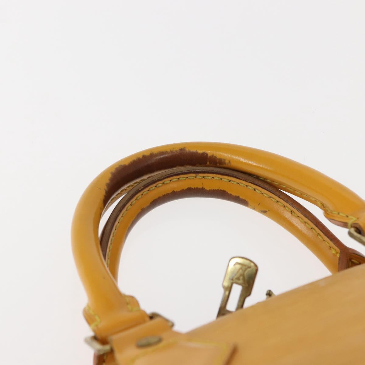 LOUIS VUITTON Epi Alma Hand Bag Yellow M52149 LV Auth 146477