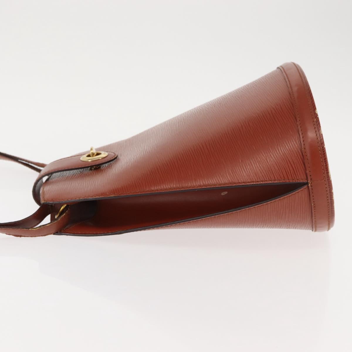LOUIS VUITTON Epi Cluny Shoulder Bag Brown M52253 LV Auth 146478