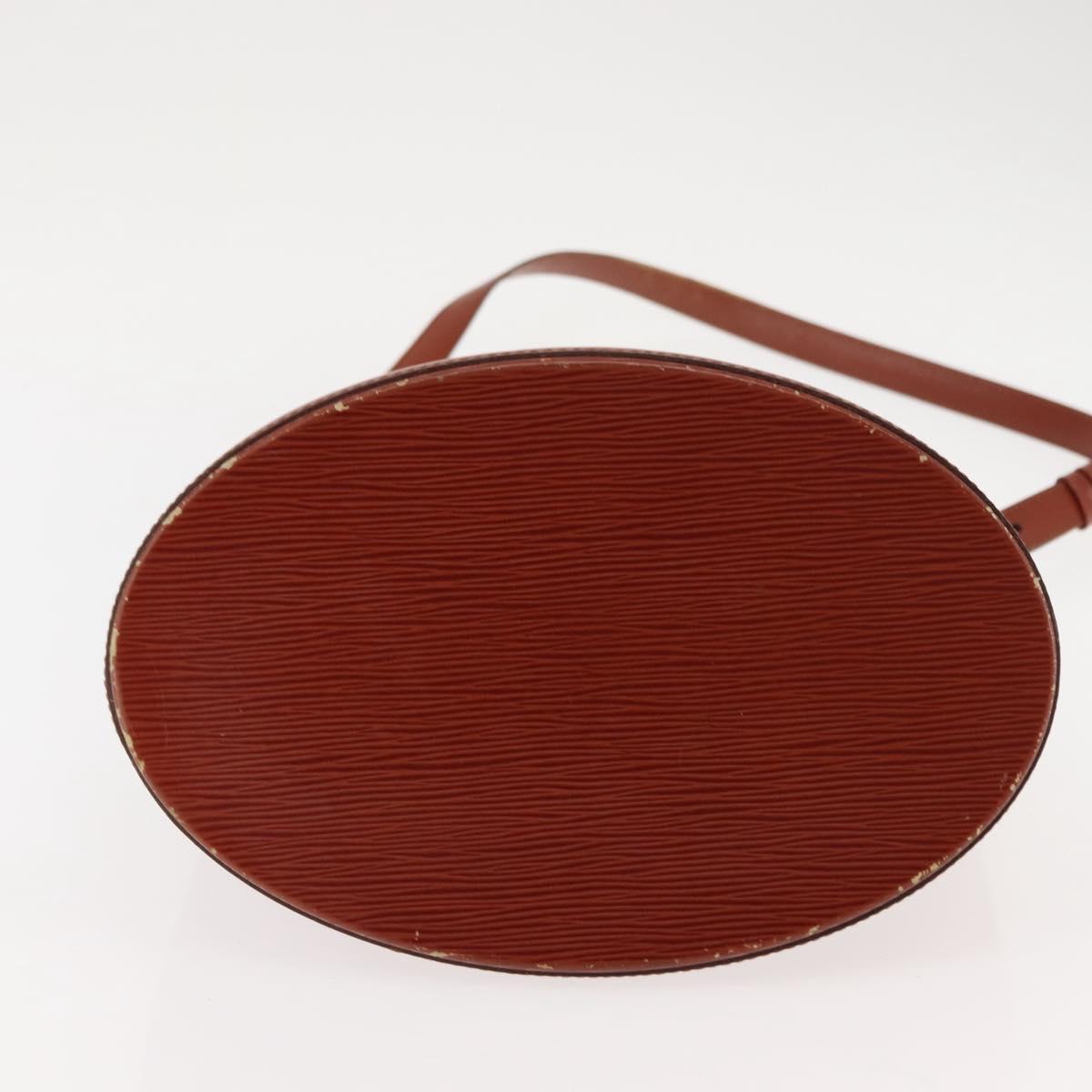 LOUIS VUITTON Epi Cluny Shoulder Bag Brown M52253 LV Auth 146478