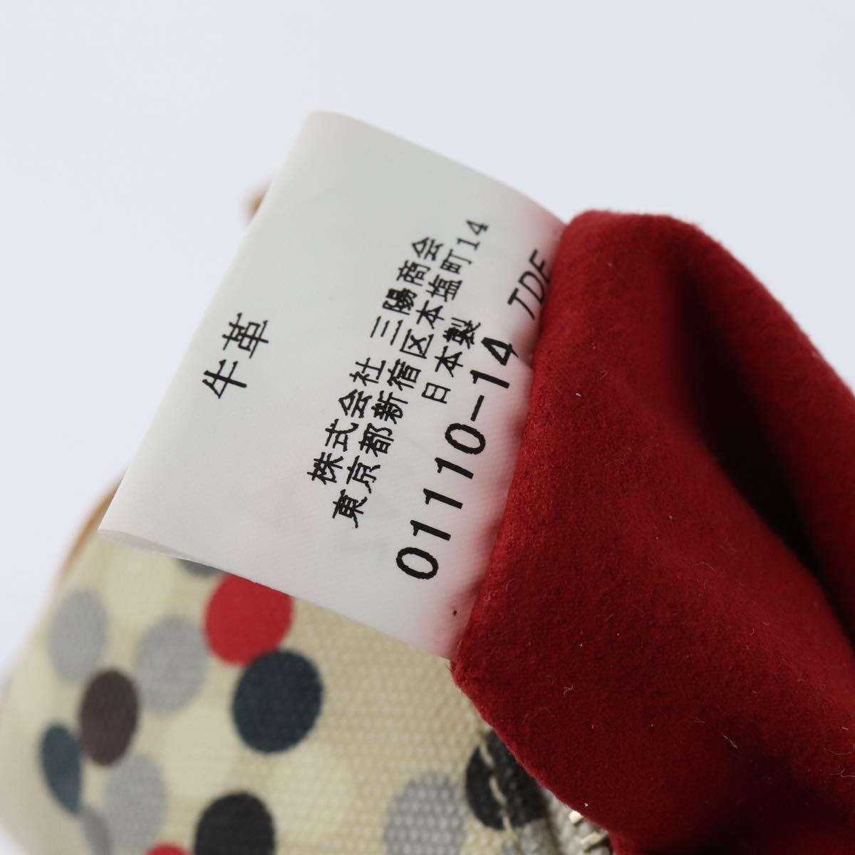 BURBERRY Hand Bag Canvas 2way Beige Silver Auth 146487