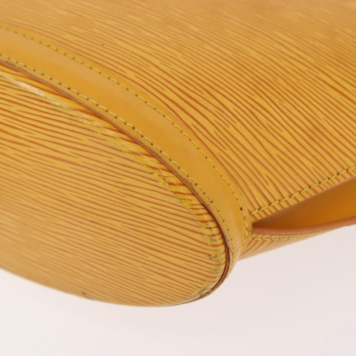 LOUIS VUITTON Epi Saint Jacques Hand Bag Yellow M52279 LV Auth 146502