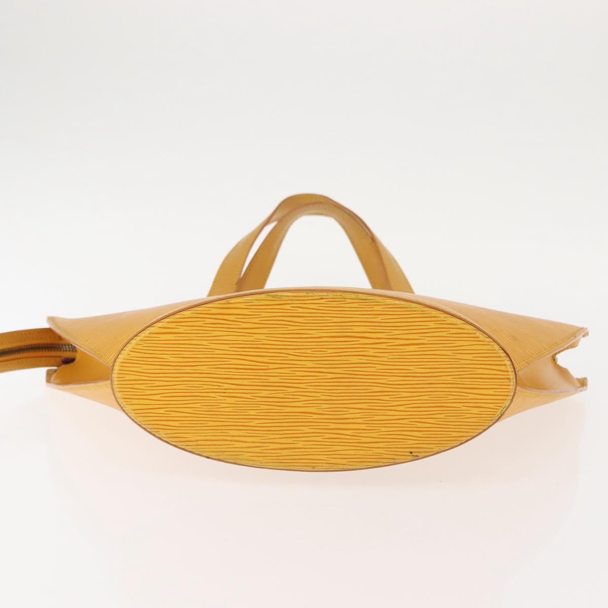 LOUIS VUITTON Epi Saint Jacques Hand Bag Yellow M52279 LV Auth 146502