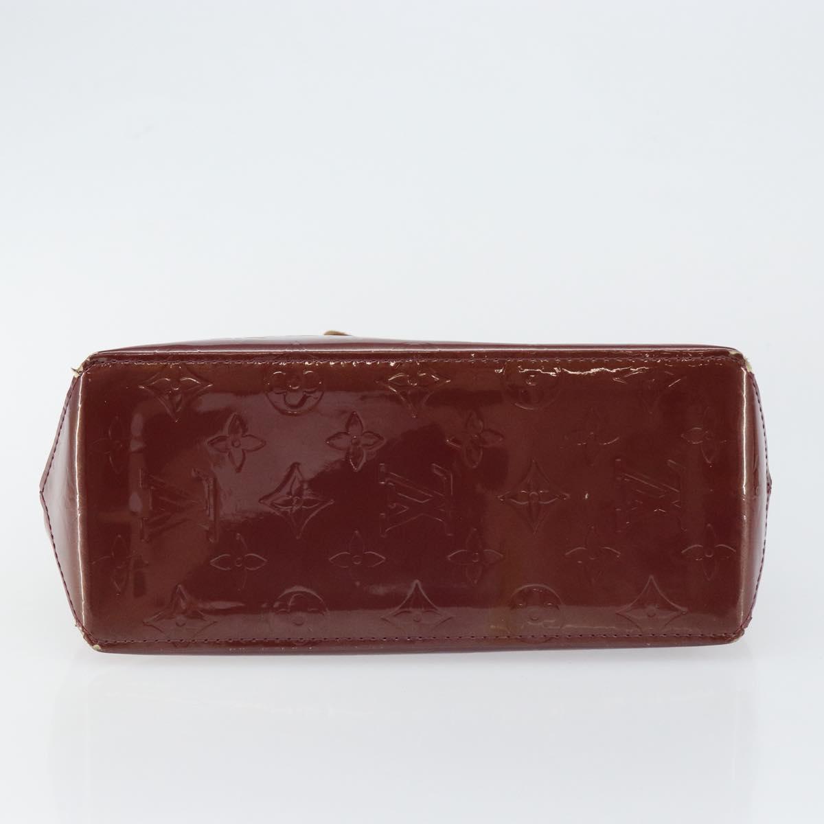 LOUIS VUITTON Monogram Vernis Reade PM Hand Bag Purple Viole M93578 Auth 146503