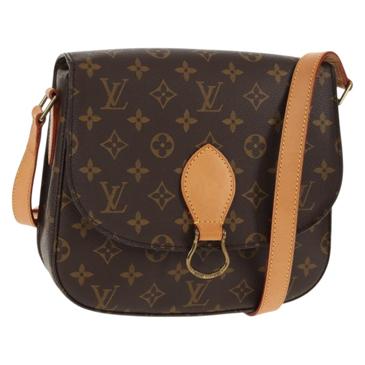 LOUIS VUITTON Monogram Saint Cloud GM Shoulder Bag M51242 LV Auth 146508V