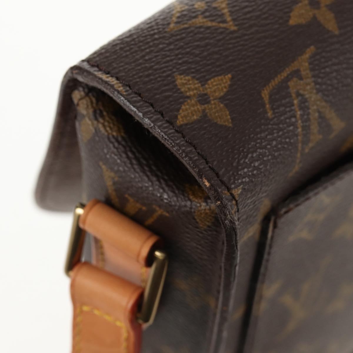 LOUIS VUITTON Monogram Saint Cloud GM Shoulder Bag M51242 LV Auth 146508V