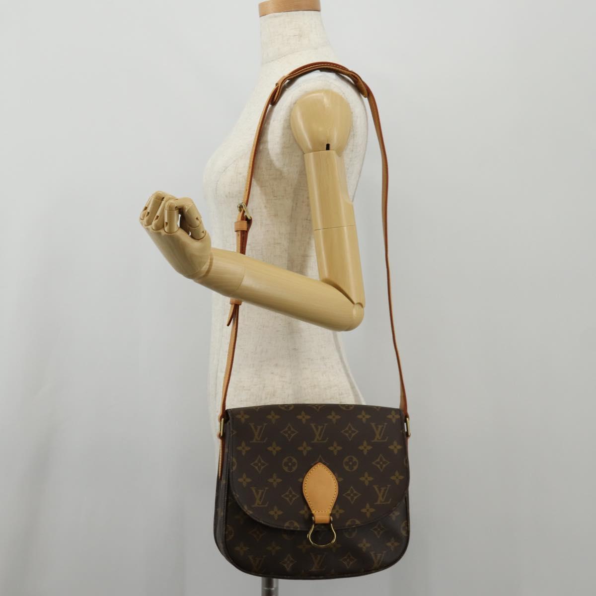 LOUIS VUITTON Monogram Saint Cloud GM Shoulder Bag M51242 LV Auth 146508V