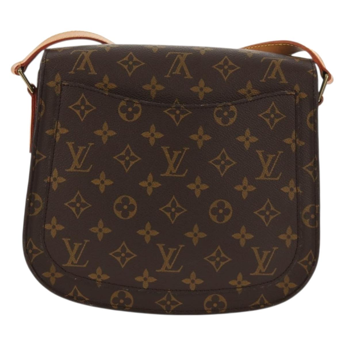 LOUIS VUITTON Monogram Saint Cloud GM Shoulder Bag M51242 LV Auth 146508V