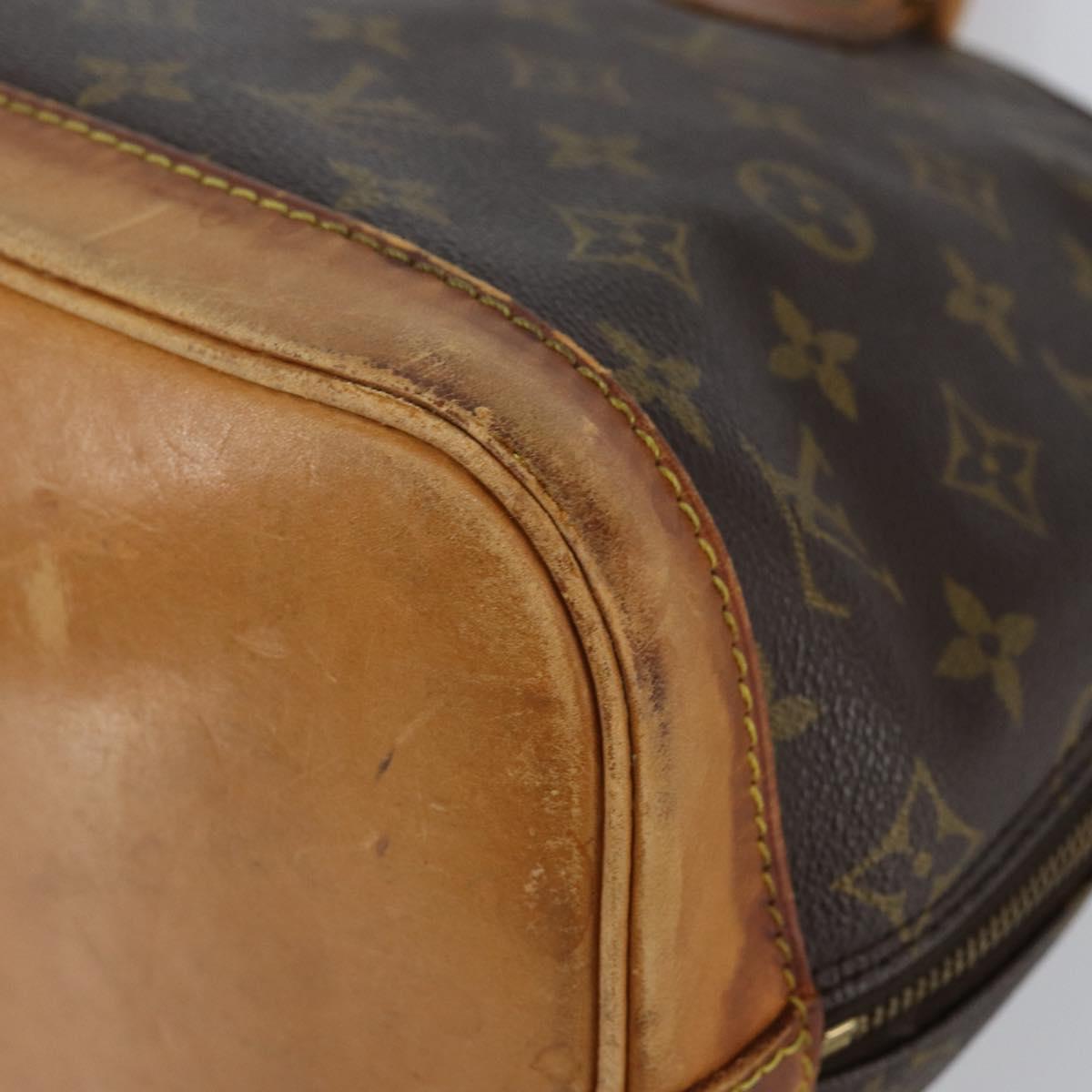 LOUIS VUITTON Monogram Alma Hand Bag M51130 LV Auth 146509