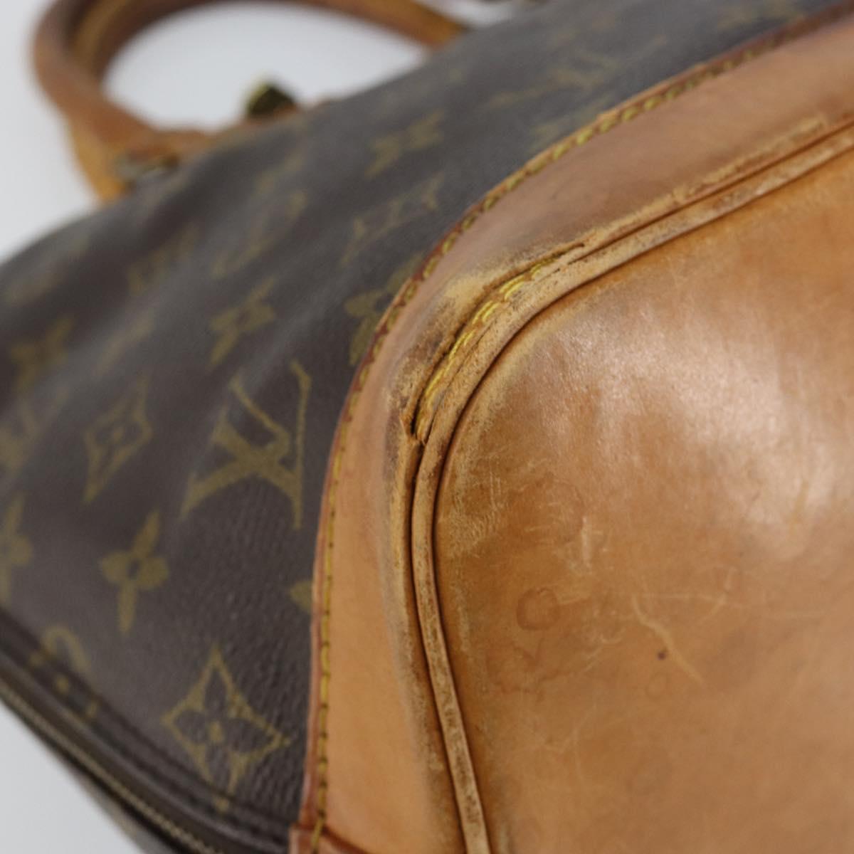 LOUIS VUITTON Monogram Alma Hand Bag M51130 LV Auth 146509