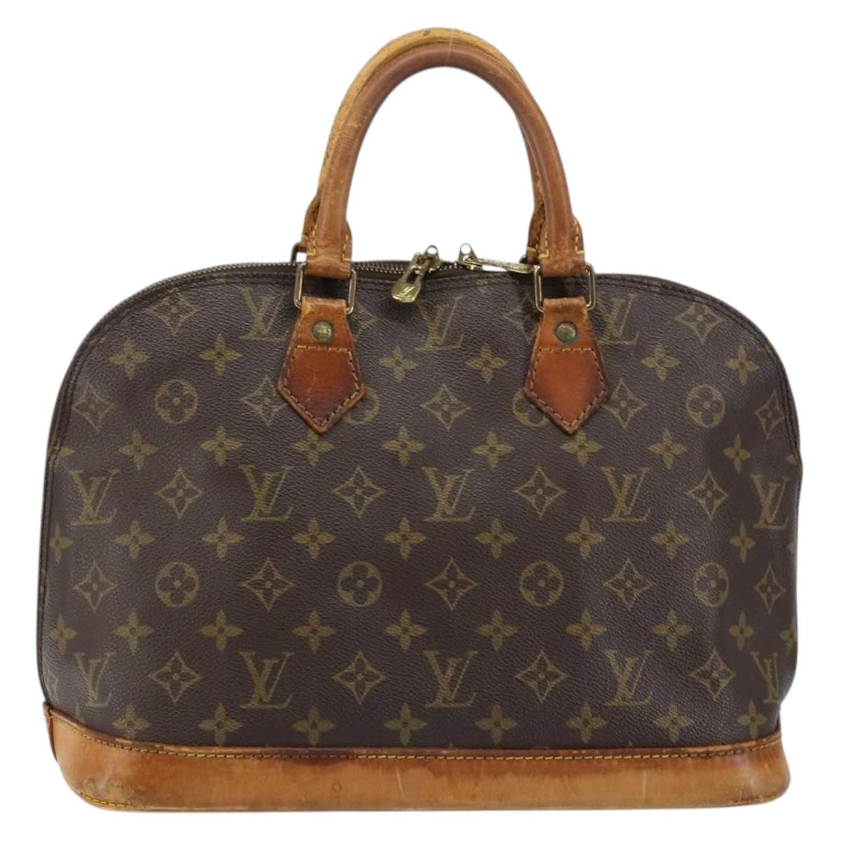 LOUIS VUITTON Monogram Alma Hand Bag M51130 LV Auth 146509