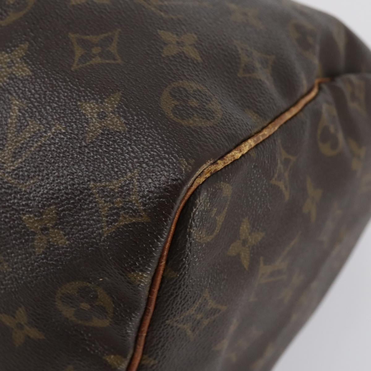 LOUIS VUITTON Monogram Speedy 35 Hand Bag M41524 LV Auth 146511