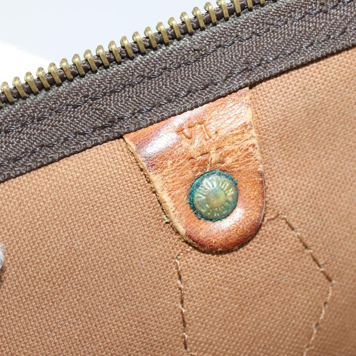 LOUIS VUITTON Monogram Speedy 35 Hand Bag M41524 LV Auth 146511