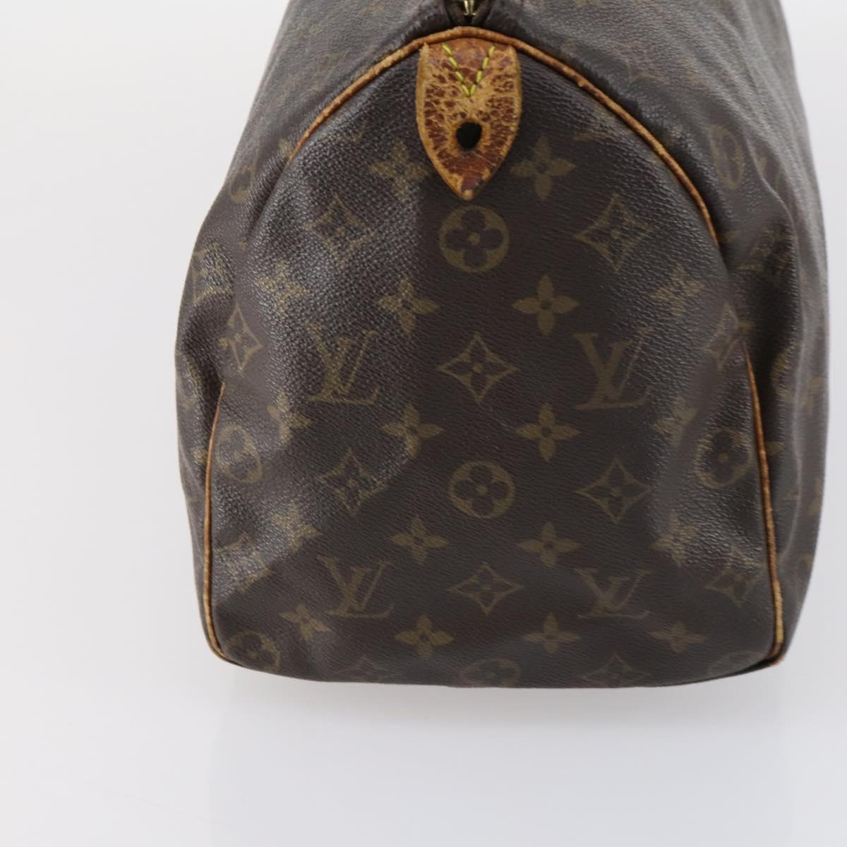 LOUIS VUITTON Monogram Speedy 35 Hand Bag M41524 LV Auth 146511