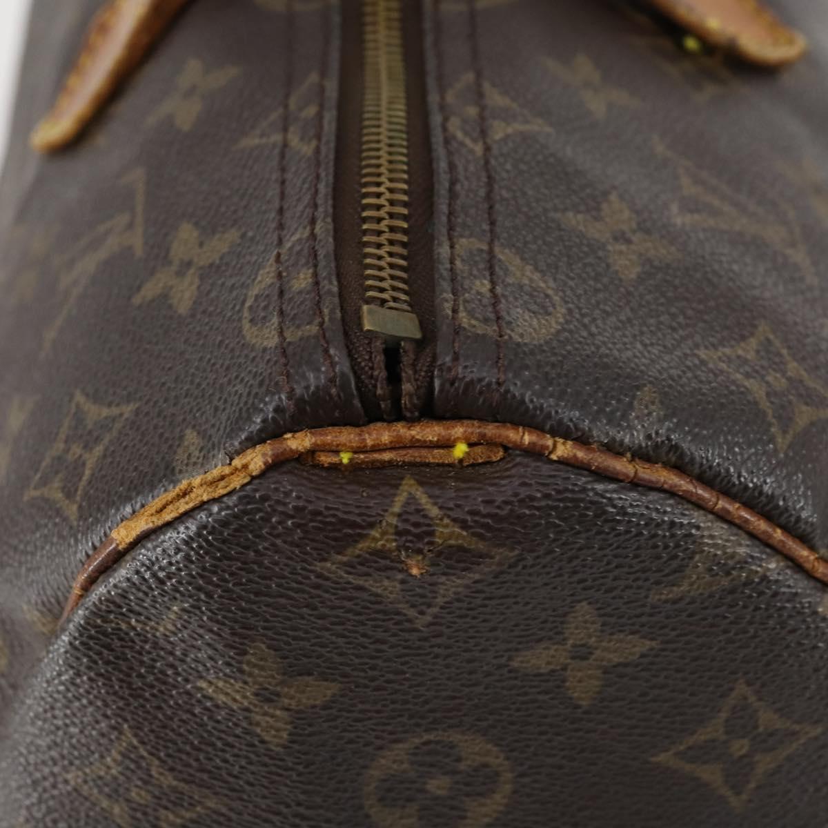 LOUIS VUITTON Monogram Speedy 35 Hand Bag M41524 LV Auth 146511