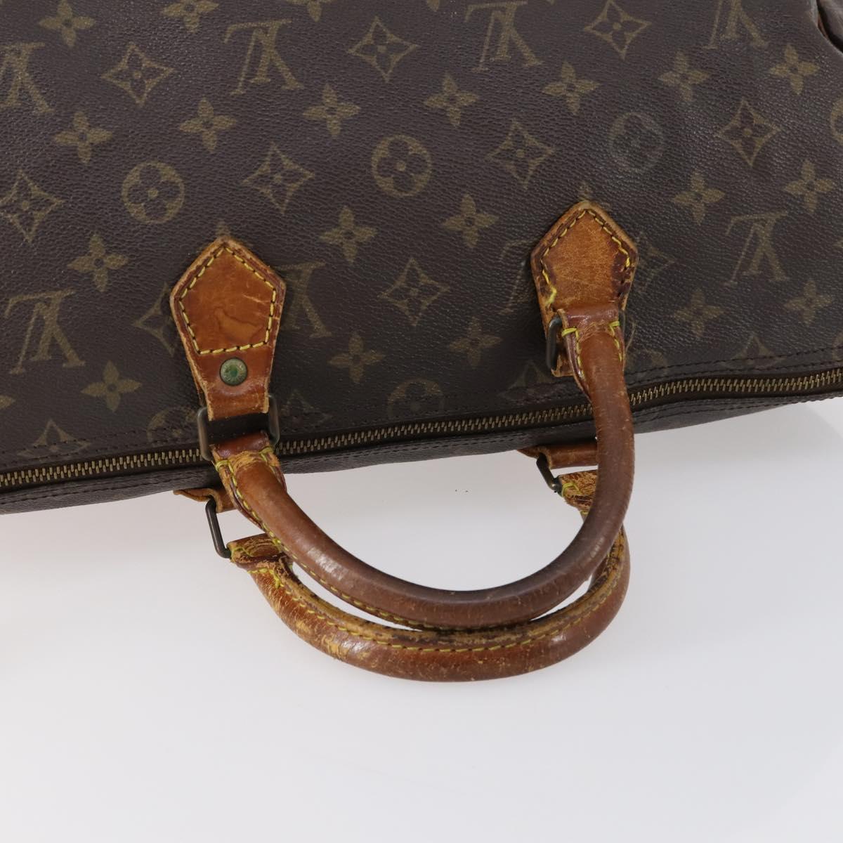 LOUIS VUITTON Monogram Speedy 35 Hand Bag M41524 LV Auth 146511