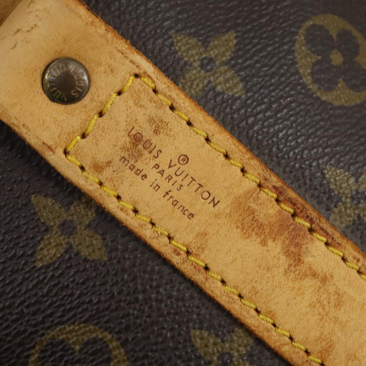 LOUIS VUITTON Monogram Keepall Bandouliere 55 Boston Bag M41414 LV Auth 146512