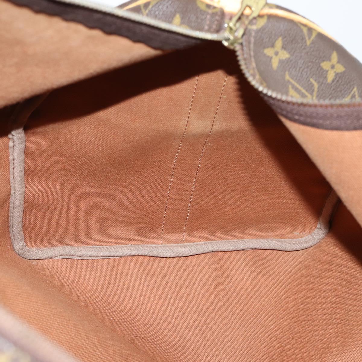 LOUIS VUITTON Monogram Keepall Bandouliere 55 Boston Bag M41414 LV Auth 146512