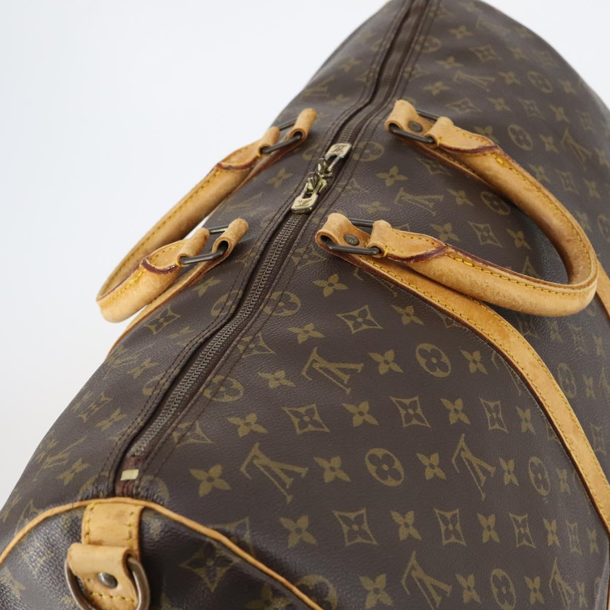 LOUIS VUITTON Monogram Keepall Bandouliere 55 Boston Bag M41414 LV Auth 146512