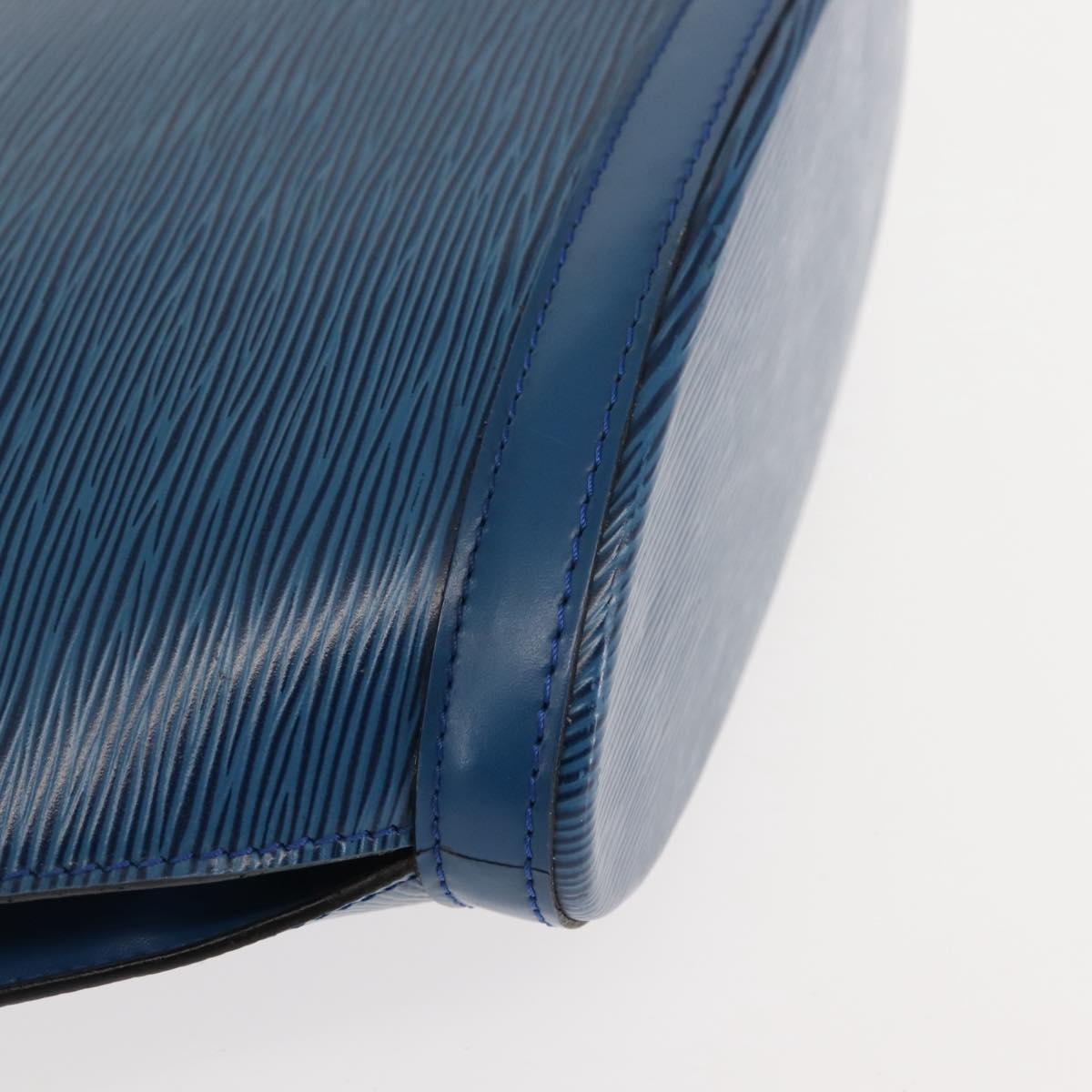 LOUIS VUITTON Epi Saint Jacques Shoulder Bag Blue M52275 LV Auth 146514
