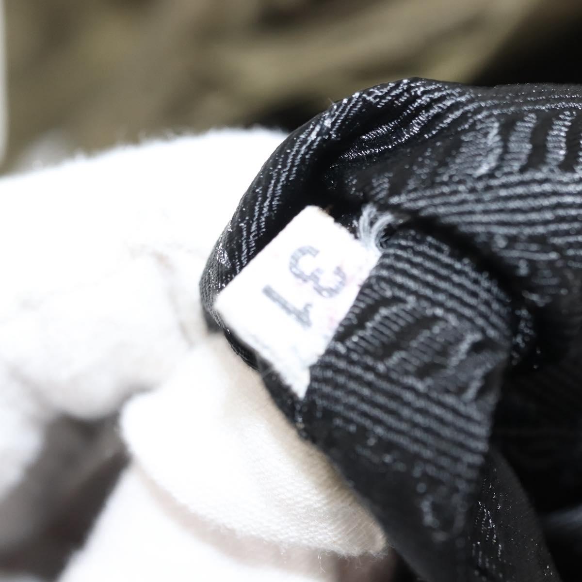 PRADA Backpack Nylon Khaki Auth 146518