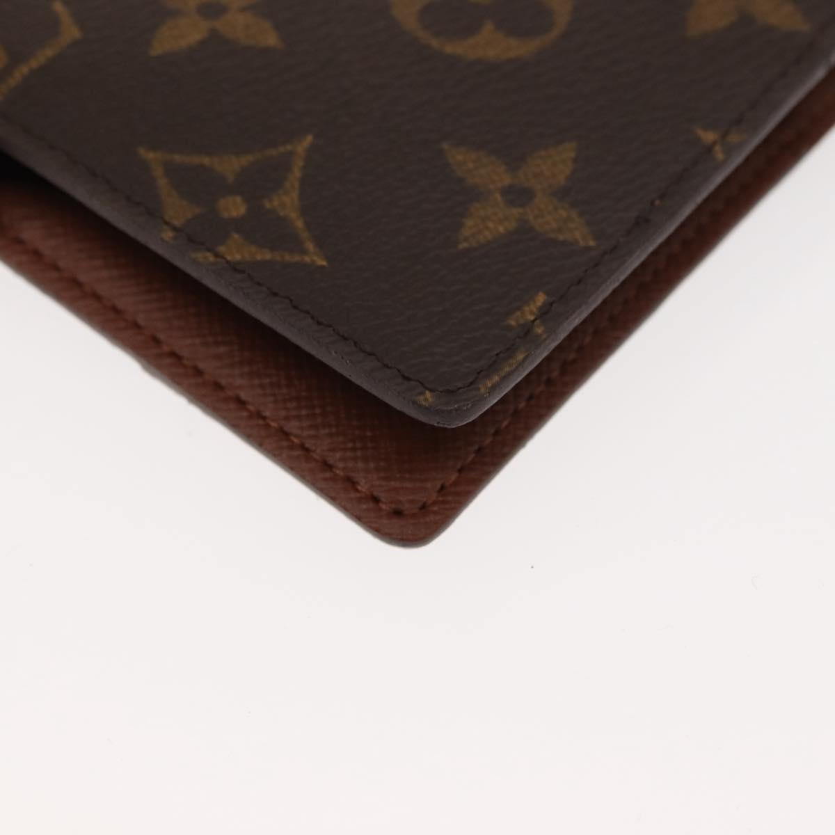 LOUIS VUITTON Monogram Agenda PM Day Planner Cover R20005 LV Auth 146528