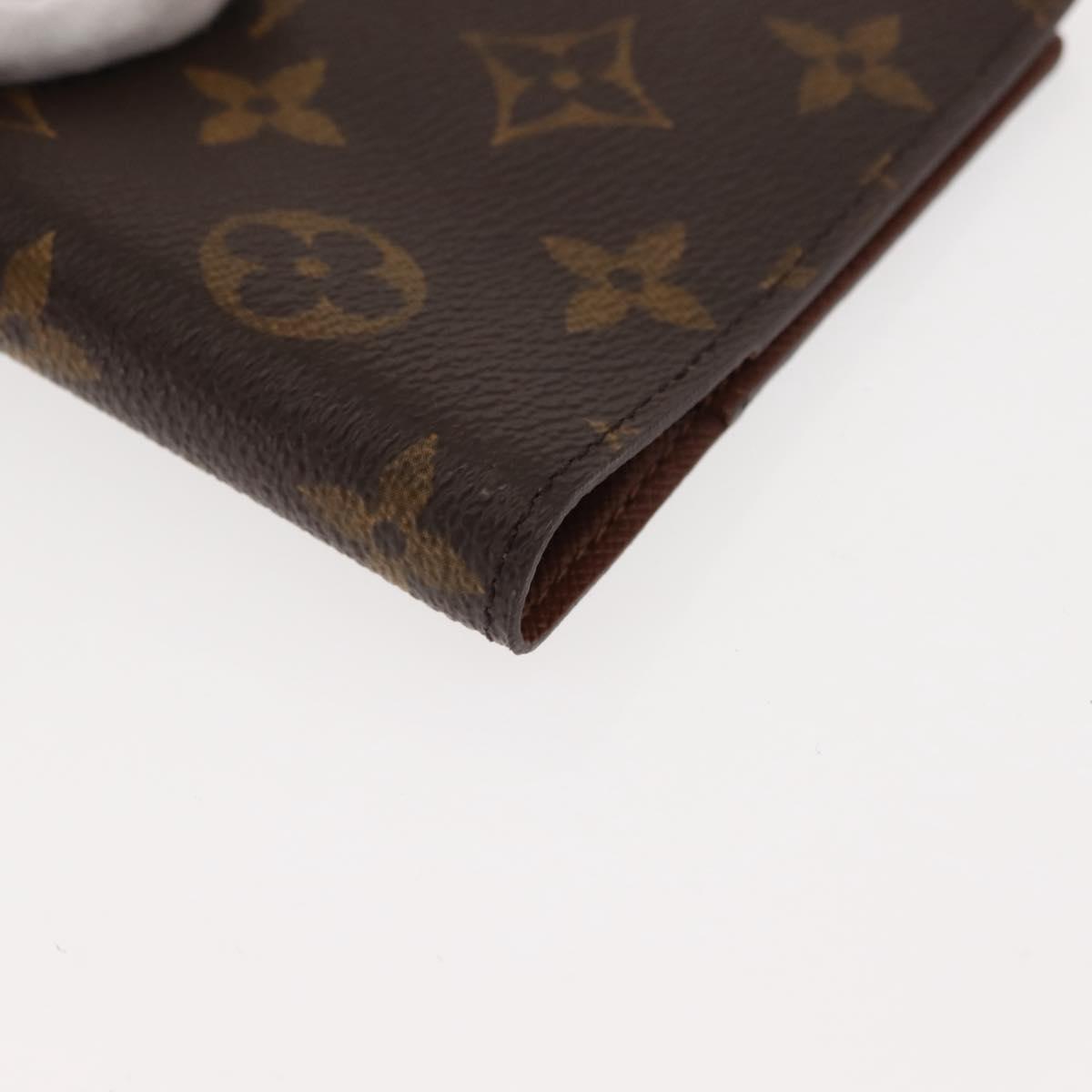 LOUIS VUITTON Monogram Agenda PM Day Planner Cover R20005 LV Auth 146528