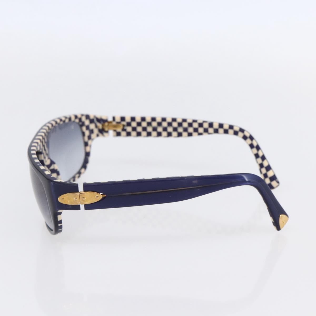 LOUIS VUITTON Damier Sunglasses plastic Navy Z0014E LV Auth 146529