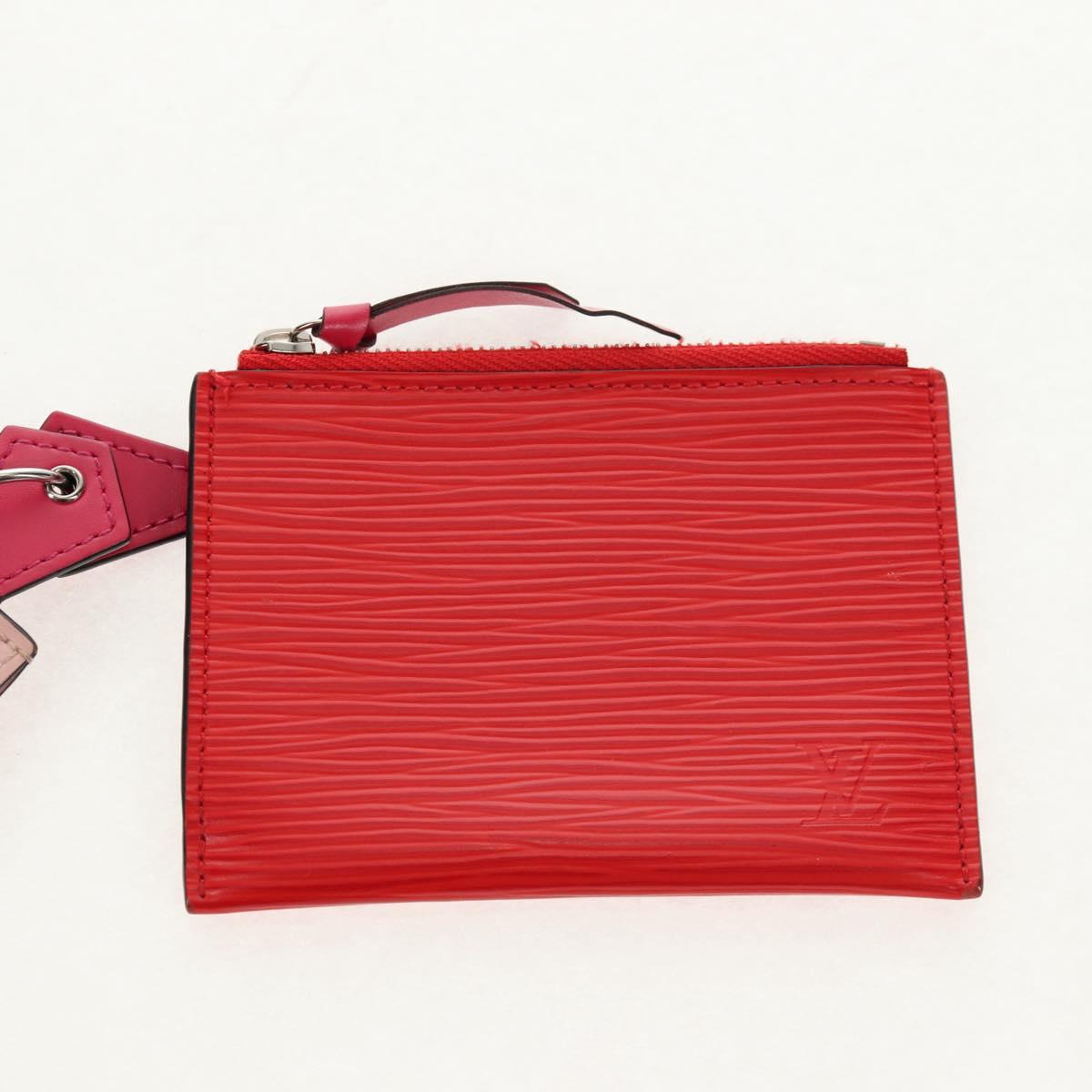 LOUIS VUITTON Epi Trio Pass Card Case Multicolor M62254 LV Auth 146539M