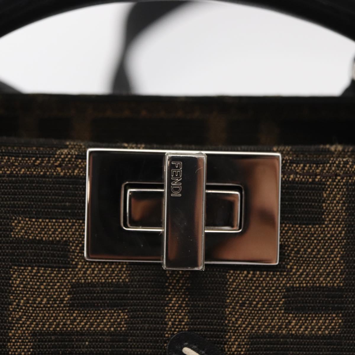 FENDI POKÉMON Fragment Collaboration Peek A Boo Bag 2way Brown Auth 146549SM