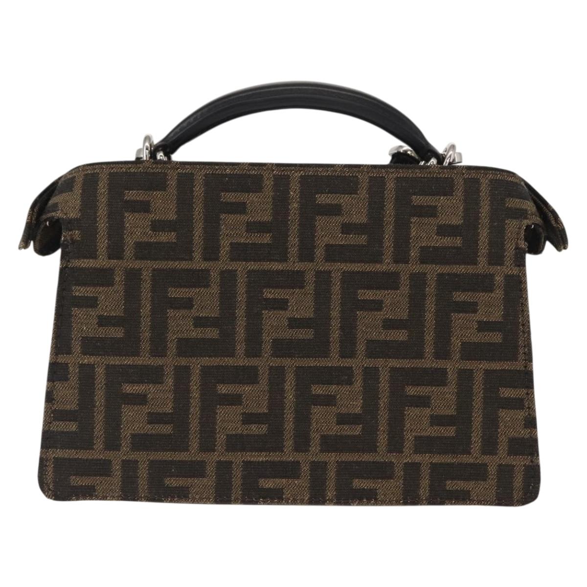 FENDI POKÉMON Fragment Collaboration Peek A Boo Bag 2way Brown Auth 146549SM