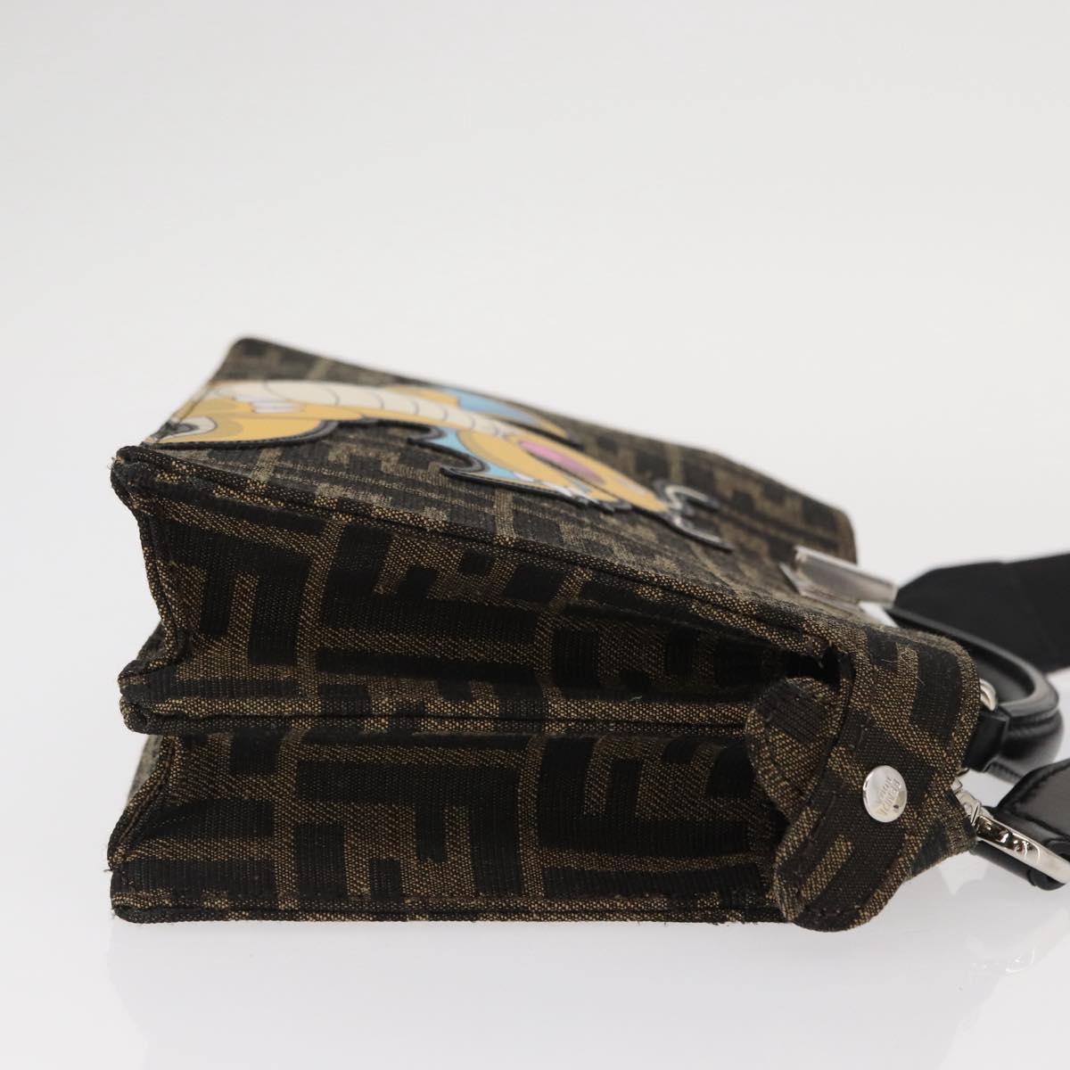 FENDI POKÉMON Fragment Collaboration Peek A Boo Bag 2way Brown Auth 146549SM