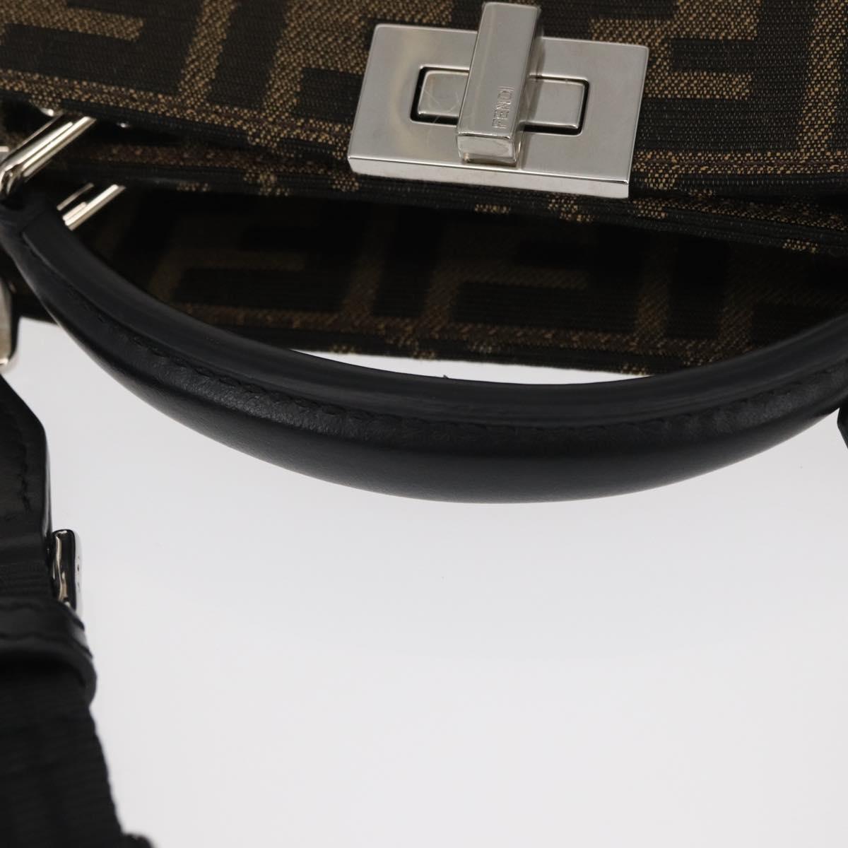 FENDI POKÉMON Fragment Collaboration Peek A Boo Bag 2way Brown Auth 146549SM