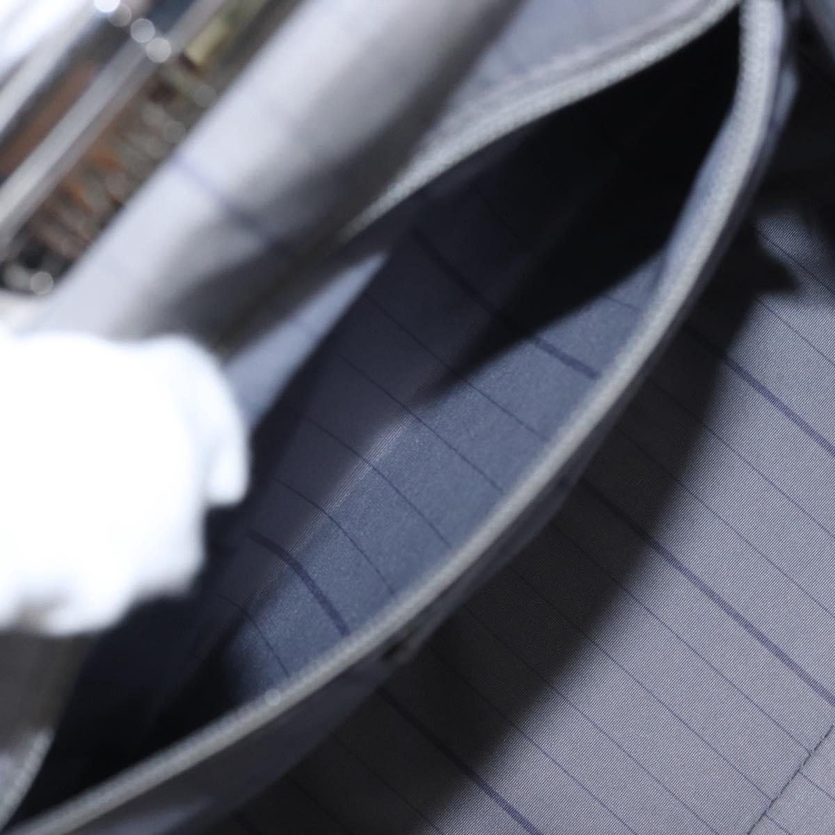 CHANEL Matelasse Chain Bag Patent leather 2way Purple Silver CC Auth 146555V