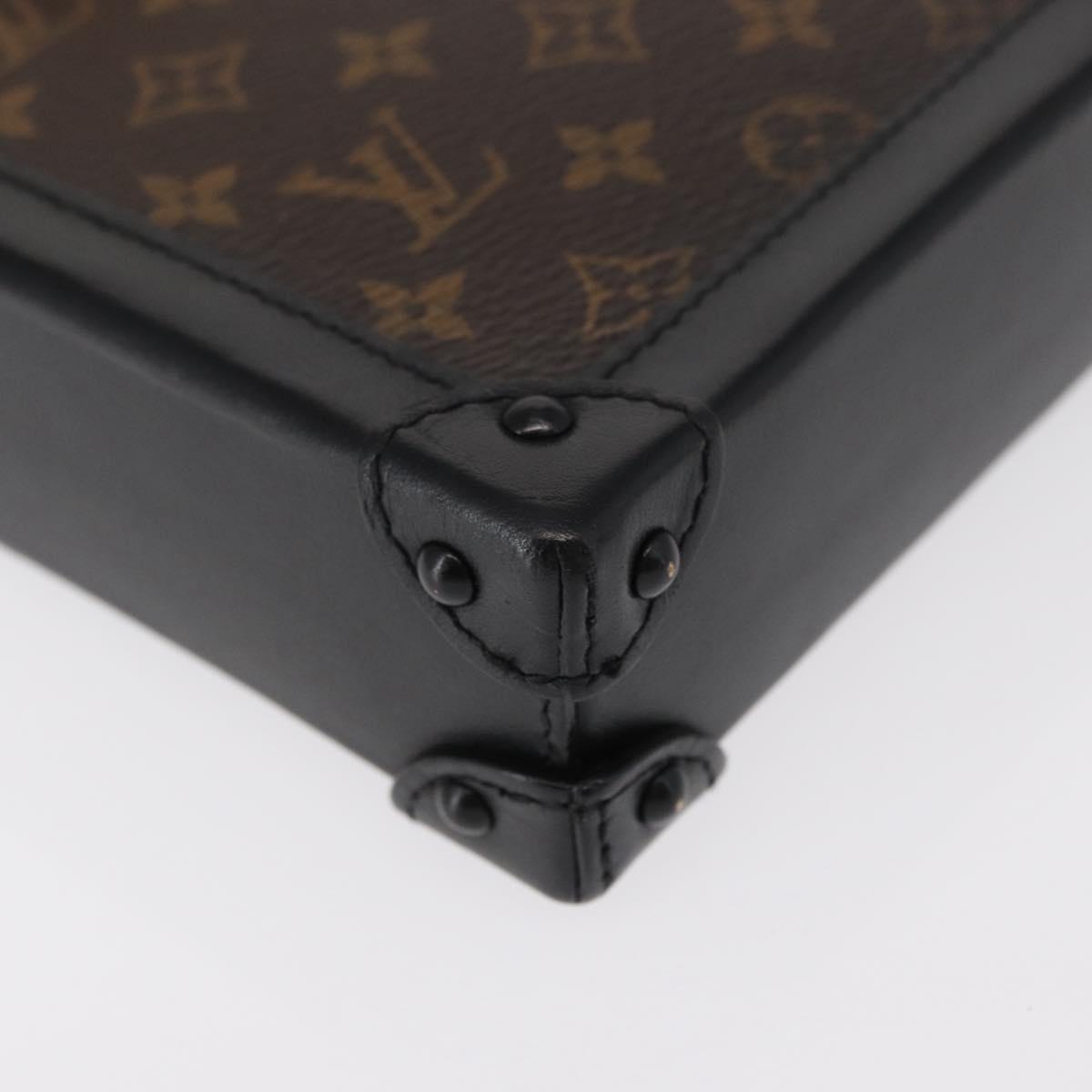 LOUIS VUITTON Monogram Pochette Trunk Vertical Bag M63913 LV Auth 146560SAM