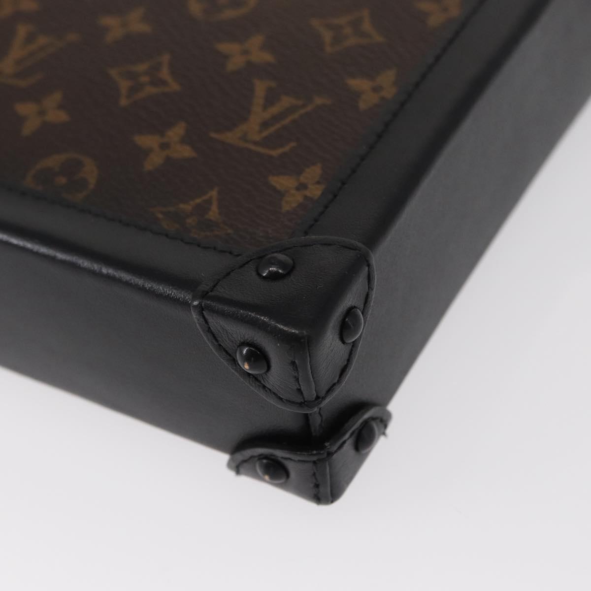 LOUIS VUITTON Monogram Pochette Trunk Vertical Bag M63913 LV Auth 146560SAM