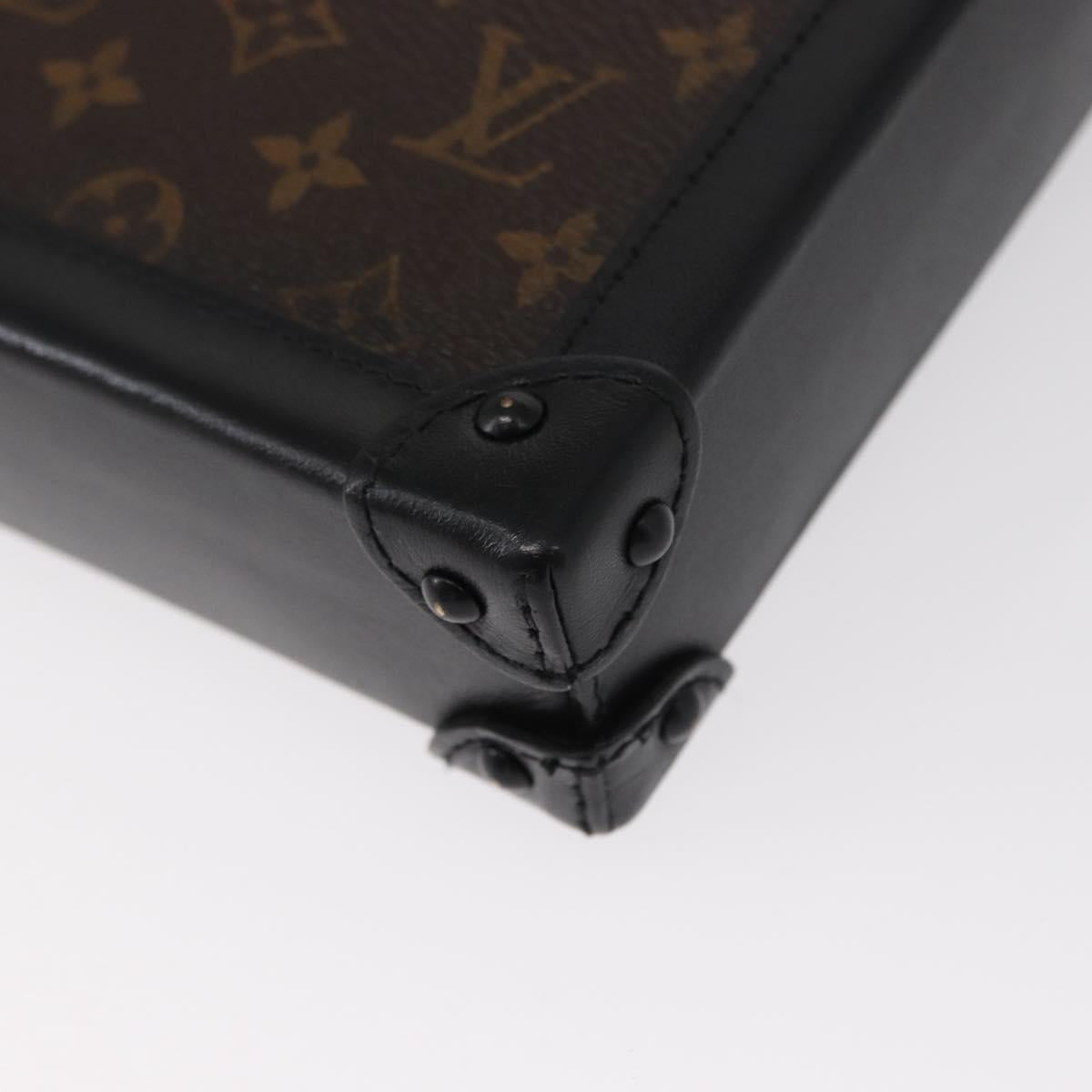 LOUIS VUITTON Monogram Pochette Trunk Vertical Bag M63913 LV Auth 146560SAM
