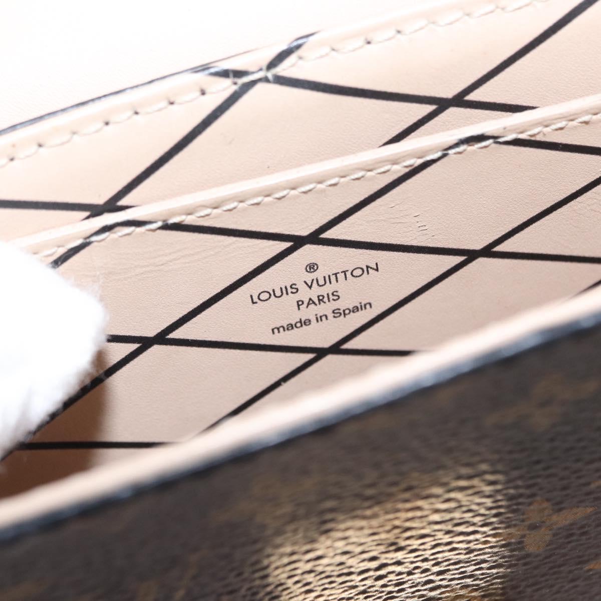 LOUIS VUITTON Monogram Pochette Trunk Vertical Bag M63913 LV Auth 146560SAM