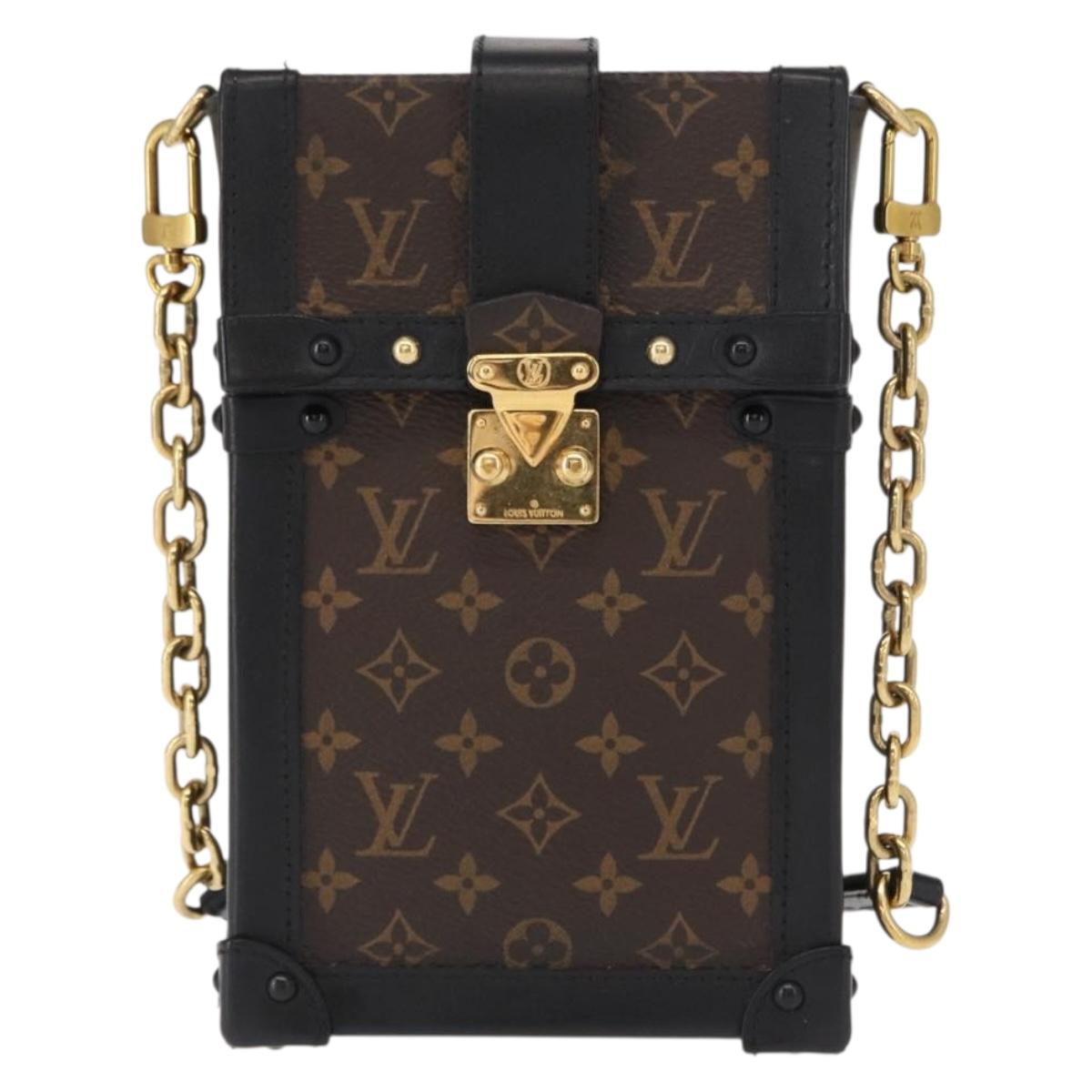 LOUIS VUITTON Monogram Pochette Trunk Vertical Bag M63913 LV Auth 146560SAM
