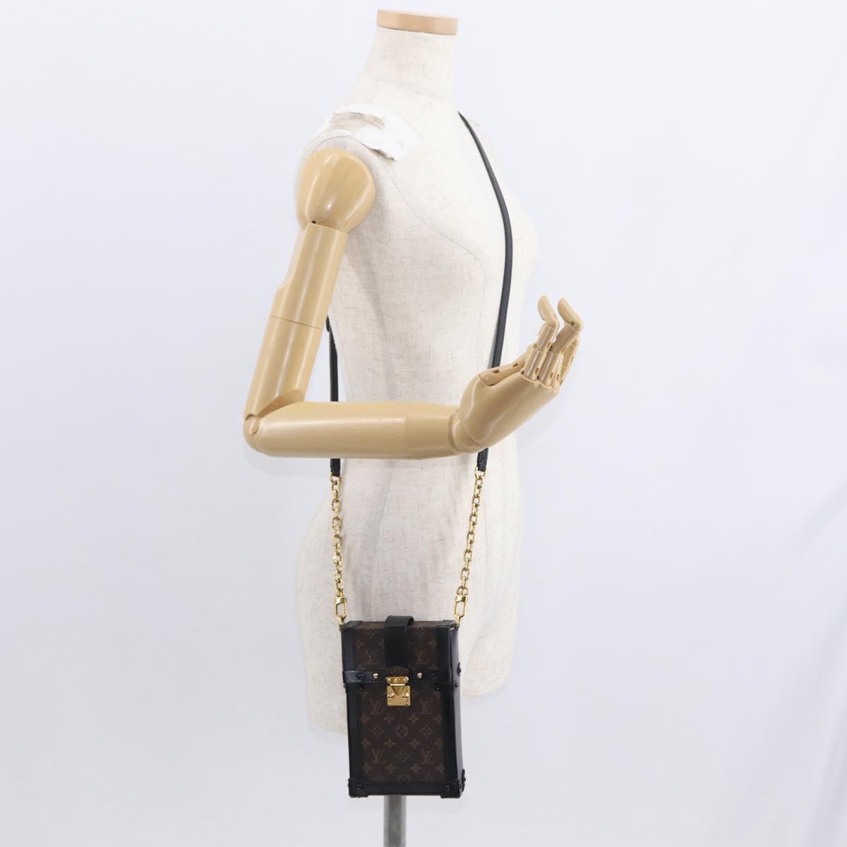 LOUIS VUITTON Monogram Pochette Trunk Vertical Bag M63913 LV Auth 146560SAM