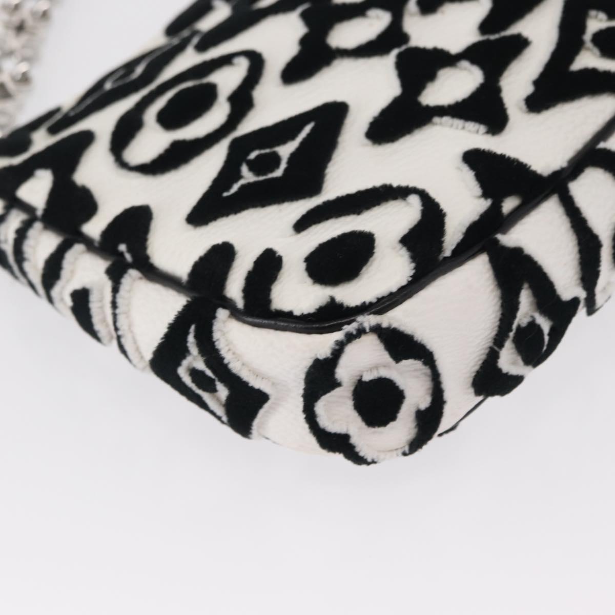 LOUIS VUITTON Monogram Tuftage Pochette Accessoires White M45565 LV Auth 146561M