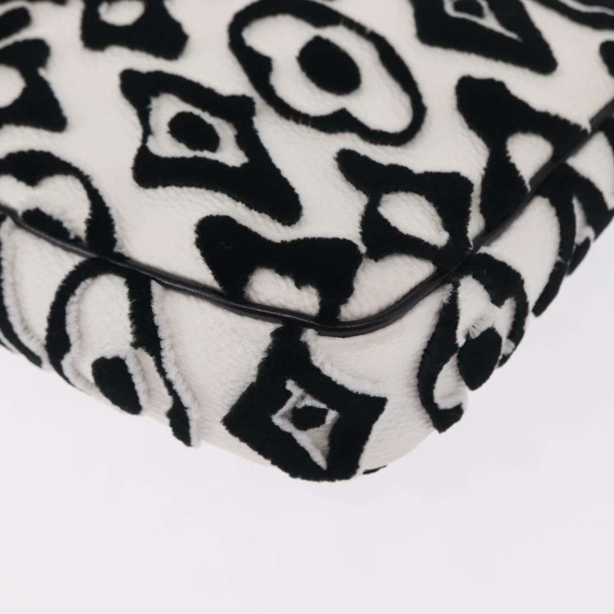 LOUIS VUITTON Monogram Tuftage Pochette Accessoires White M45565 LV Auth 146561M