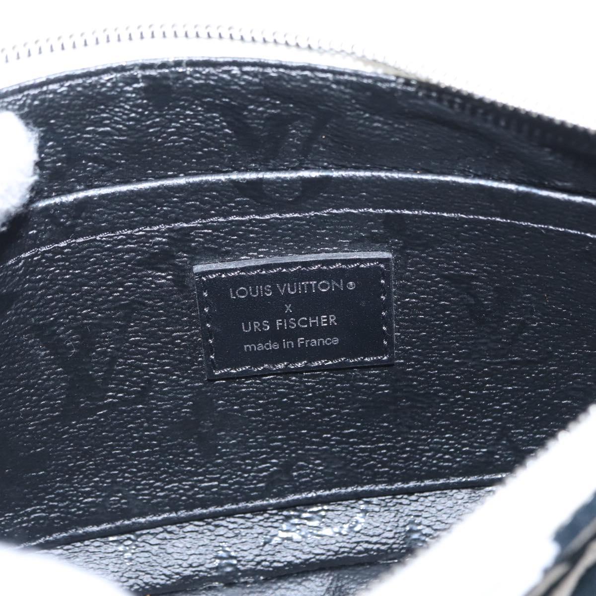 LOUIS VUITTON Monogram Tuftage Pochette Accessoires White M45565 LV Auth 146561M