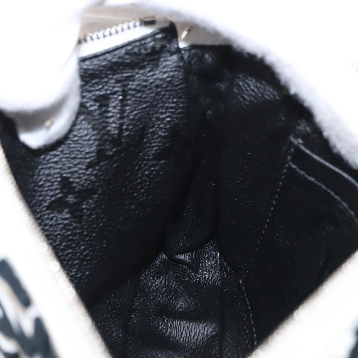 LOUIS VUITTON Monogram Tuftage Pochette Accessoires White M45565 LV Auth 146561M