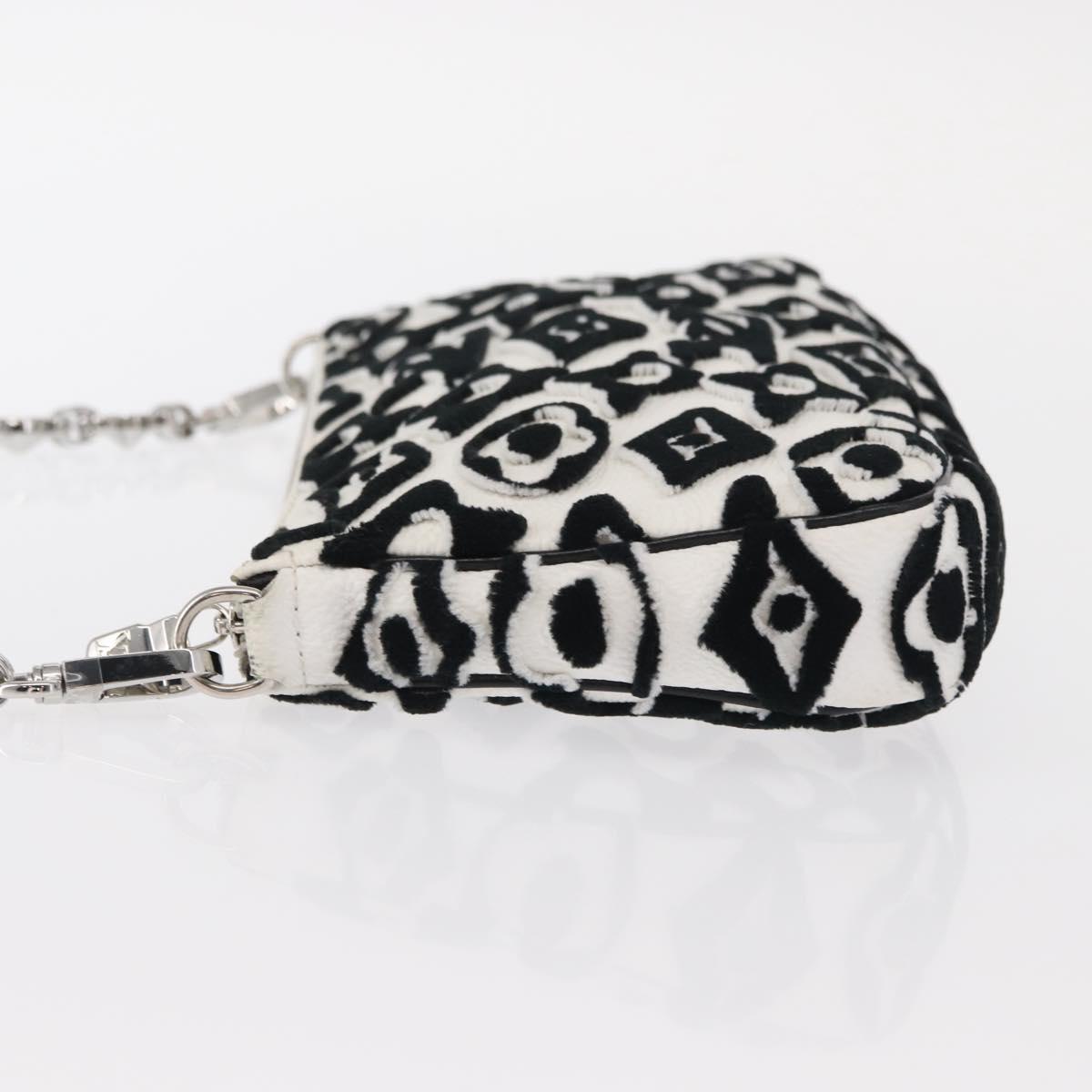 LOUIS VUITTON Monogram Tuftage Pochette Accessoires White M45565 LV Auth 146561M