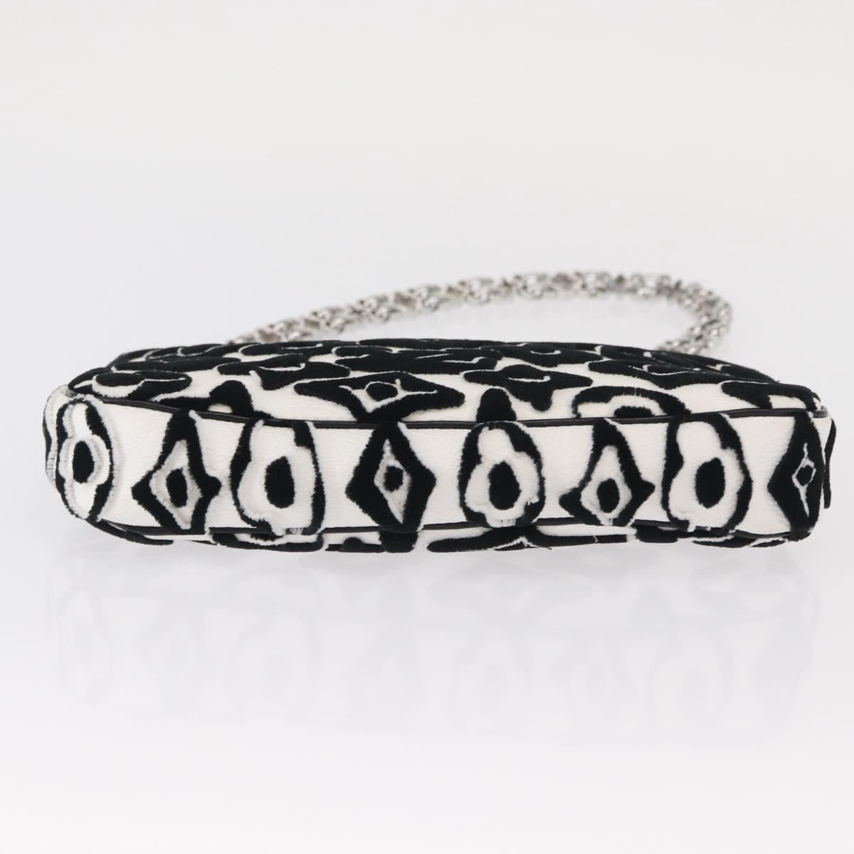 LOUIS VUITTON Monogram Tuftage Pochette Accessoires White M45565 LV Auth 146561M